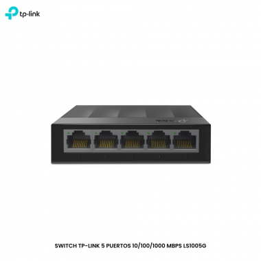 SWITCH TP-LINK 5 PUERTOS 10/100/1000 MBPS LS1005G