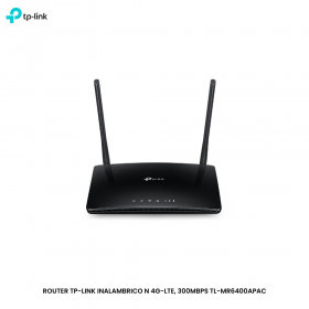 ROUTER TP-LINK INALAMBRICO N 4G-LTE, 300MBPS TL-MR6400APAC