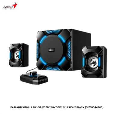 PARLANTE GENIUS SW-G2.1 1200 240V 36W, BLUE LIGHT BLACK (31730044400)