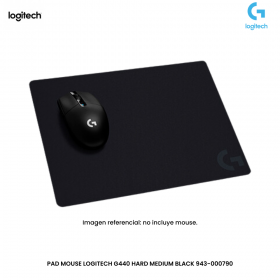 PAD MOUSE LOGITECH G440 HARD MEDIUM BLACK 943-000790