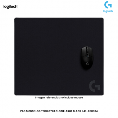 PAD MOUSE LOGITECH G740 CLOTH LARGE BLACK 943-000804