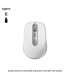MOUSE LOGITECH MX ANYWHERE 3S BLUETOOTH PALE GREY (910-006933)