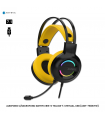 AUDIFONO C/MICROFONO ANTRYX IRIS-K YELLOW 7.1 VIRTUAL, USB (AGH-7100KYW)