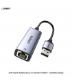 ADAPTADOR UGREEN USB 3.0 A A GIGABIT ETHERNET - ALUMINIO (50922)