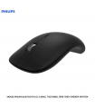 MOUSE PHILIPS BLUETOOTH 4.0, 2.4GHZ, 7 BOTONES, 1000-1600-2400DPI SPK7634