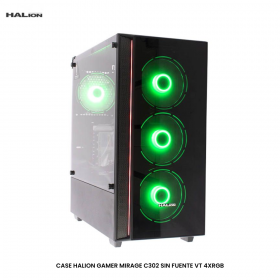 CASE HALION GAMER MIRAGE C302 SIN FUENTE VT 4XRGB