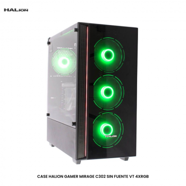 CASE HALION GAMER MIRAGE C302 SIN FUENTE VT 4XRGB