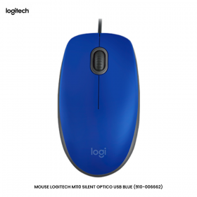 MOUSE LOGITECH M110 SILENT OPTICO USB BLUE (910-006662)