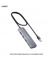 HUB USB UGREEN 4.P USB A USB C Y 3 USB A ADAPT. MULTIPUERTO (15920)