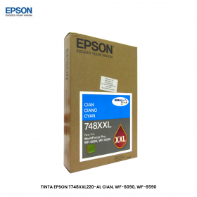 TINTA EPSON T748XXL220-AL CIAN, WF-6090, WF-6590
