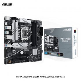 PLACA ASUS PRIME B760M-A DDR5, LGA1700, MICRO ATX