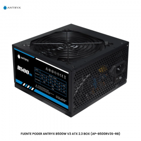 FUENTE PODER ANTRYX B500W V3 ATX 2.3 BOX (AP-B500RV3S-RB)