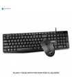 TECLADO + MOUSE ANTRYX PRECISION PS950 V2, USB, NEGRO