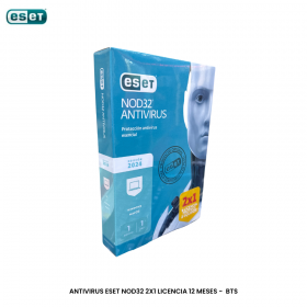 ANTIVIRUS ESET NOD32 2X1 LICENCIA 12 MESES -  BTS