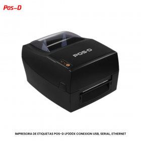 IMPRESORA DE ETIQUETAS POS-D LP300X CONEXION USB, SERIAL, ETHERNET