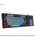 TECLADO MECANICO ANTRYX MK860L BLACK & GRAY, PURPLE SWITCH (AMK-CS860LKGPU-SP)