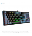 TECLADO MECANICO TKL ANTRYX MK840L BLACK & GRAY, PURPLE SWITCH (AMK-CS840LKGPU-SP)