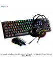 KIT GAMING AUDIFONO + TECLADO + MOUSE ANTRYX GC-3100 X3 BLACK, RED SWITCH (AGC-3100X3KRE-SP)