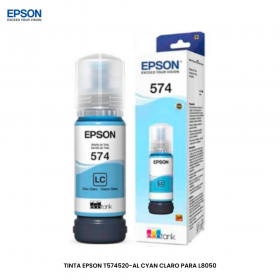 TINTA EPSON T574520-AL CYAN CLARO PARA L8050