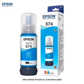 TINTA EPSON T574220-AL CYAN PARA L8050