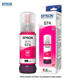 TINTA EPSON T574320-AL MAGENTA PARA L8050