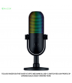 MICROFONO RAZER SEIREN V3 CHROMA USB STREAMING SUPERCARDIOIDE C/N SENSOR TOUCH SILENT BLACK (RZ19-05060100-R3U1)