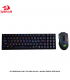 KIT REDRAGON 2 EN1, TECLADO POLLUX + MOUSE TRIDENT S136 BLACK
