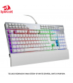 TECLADO REDRAGON YAMA K550W-SP WHITE ESPAÑOL, SWITCH PURPURA