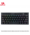 TECLADO REDRAGON HORUS 60% WIRELESS, ENGLISH K632-PRO-RGB BLACK RED SWITCH