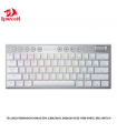 TECLADO REDRAGON HORUS 60% CABLEADO, ENGLISH K632-RGB WHITE, RED SWITCH