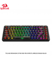 TECLADO REDRAGON ELF PRO RGB-PRO K649CTB, WIRELESS ENGLISH BLACK