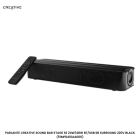 PARLANTE CREATIVE SOUND BAR STAGE SE 24W/48W BT/USB SB SURROUND 220V BLACK (51MF8410AA000)