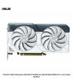 TARJETA VIDEO ASUS DUAL GEFORCE RTX4060 OC EDITION 8GB GDDR6 PCI-E 4.0 COLOR BLANCO