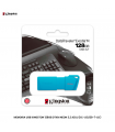 MEMORIA USB KINGSTON 128GB DTXM NEON 3.2 AZUL (KC-U2L128-7-LB )