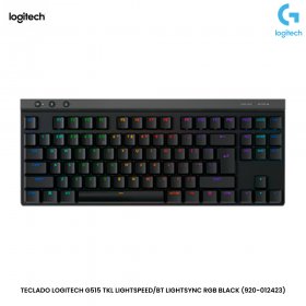 TECLADO LOGITECH G515 TKL LIGHTSPEED/BT LIGHTSYNC RGB BLACK (920-012423)