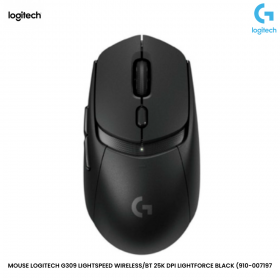 MOUSE LOGITECH G309 LIGHTSPEED WIRELESS/BT 25K DPI LIGHTFORCE BLACK (910-007197