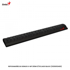 REPOSAMUÑECAS GENIUS G-WP 200M P/TECLADO BLACK (31250012400)