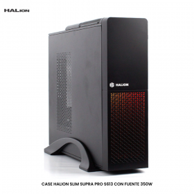 CASE HALION SLIM SUPRA PRO S613 CON FUENTE 350W