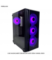 CASE HALION GAMER TORNADO E06 FUENTE 600W, 4XARGB, VIDRIO