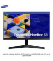 MONITOR SAMSUNG ESSENTIAL S3, 27" PLANO IPS, FHD (1920X1080), HDMI X1 / VGA X1 LS27C310EALXPE