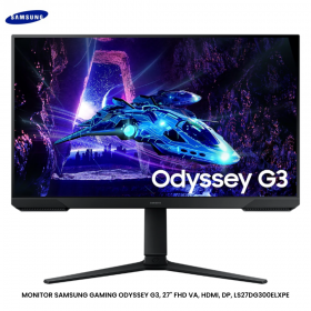 MONITOR SAMSUNG GAMING ODYSSEY G3, 27" FHD VA, HDMI, DP, LS27DG300ELXPE