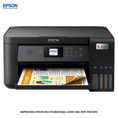 IMPRESORA EPSON MULTIFUNCIONAL L4260 USB, WIFI 110/220V
