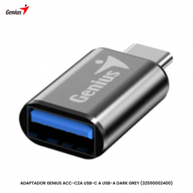 ADAPTADOR GENIUS ACC-C2A USB-C A USB-A DARK GREY (32590002400)