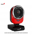 CAMARA WEB GENIUS QCAM 6000 FHD 1080P USB RED (32200002408