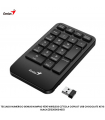 TECLADO NUMERICO GENIUS NUMPAD 1000 WIRELESS C/TECLA COPILOT USB CHOCOLATE KEYS BLACK(31320003400)