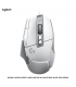 MOUSE LOGITECH G502 X HERO USB 25K DPI LIGHTFORCE WHITE (910-006144