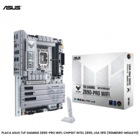 PLACA ASUS TUF GAMING Z890-PRO WIFI, CHIPSET INTEL Z890, LGA 1851 (90MB1IR0-M0AAY0)