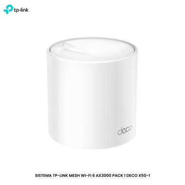 SISTEMA TP-LINK MESH WI-FI 6 AX3000 PACK 1 DECO X50-1