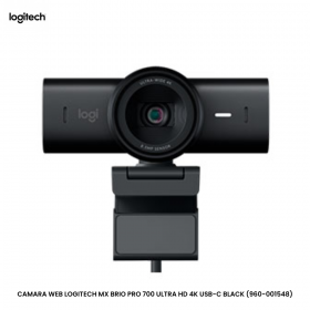 CAMARA WEB LOGITECH MX BRIO ULTRA HD 4K USB-C BLACK (960-001548)