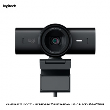 CAMARA WEB LOGITECH MX BRIO ULTRA HD 4K USB-C BLACK (960-001548)